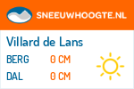 Sneeuwhoogte Villard de Lans